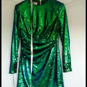 House of CB Cristobal Velvet Sequin dress